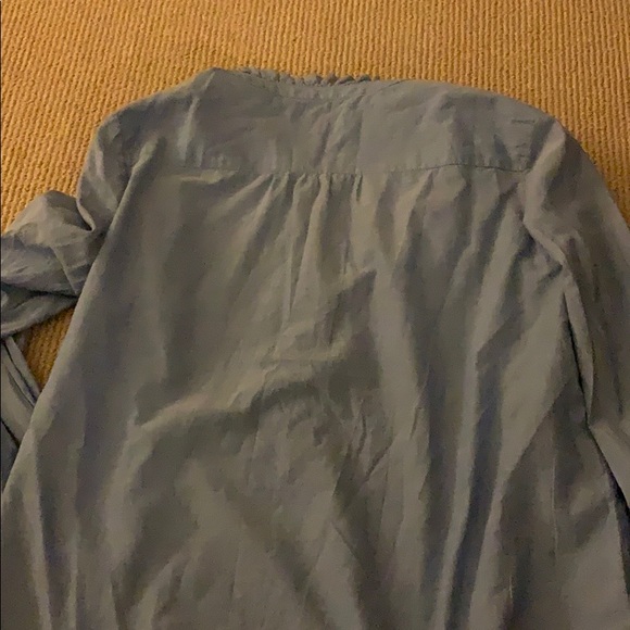 Loft size lg chambray front button top - Picture 5 of 5